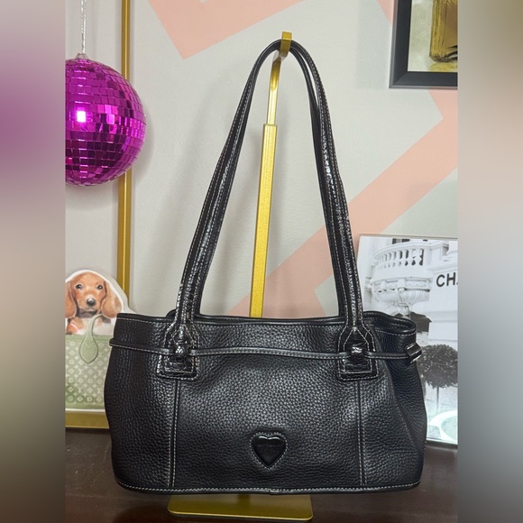 Brighton Black Leather Shoulder Bag - Picture 3 of 8